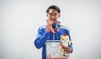 Atlet asal Belitung Robi Syanturi Sabet Perunggu di Nomor Lari 5.000 Meter PON XXI