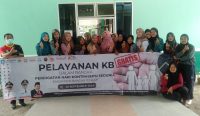 Peringati Harkoni, TP PKK Lubuk Besar Gelar Pelayanan KB dan IVA Test