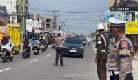 Ditlantas Polda Babel Gelar Razia Gabungan di Pangkalpinang