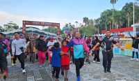 Masyarakat Antusias Ikut Jalan Sehat KPU Kota Pangkalpinang