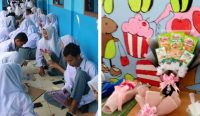 Lomba Buket Meriahkan Peringatan HGN 2024 di Smansa Simba