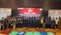 Komisi Pemilihan Umum Kabupaten Bangka Tengah (KPU Bateng) menyelenggarakan rapat pleno rekapitulasi suara Pilkada tahun 2024 di Soll Marina Hotel, Kecamatan Pangkalanbaru, pada Senin (2/12/2024).