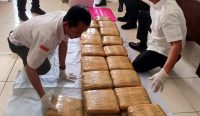 BNNP Babel Gagalkan Penyelundupan 54,94 Kg Ganja di Pelabuhan Tanjung Kalian