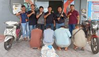 Polisi Ringkus 5 Pelaku Pencurian dengan Kekerasan di Desa Terentang