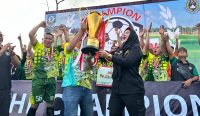 Bahem FC Desa Nyelanding Sabet Juara I Turnamen Sepak Bola Riza-Debby