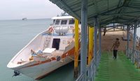 Kapal Express Bahari Tabrak Dermaga Tanjung Kalian, Handle Engine Diduga Jadi Penyebabnya