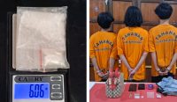 Tiga Pemuda Mentok Terima Upah Rp1 Juta jika Berhasil Edar 10 Gram Sabu