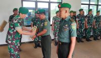 Dandim Pimpin Upacara Pelepasan Purna Tugas dan Perwira Pindah Satuan