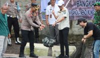 Polres Bangka Tengah Panen Ikan Air Tawar di Pokdakan Air Tumbek 