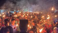 Sambut Idulfitri 1446 H, Katar Desa Dalil Gelar Pawai Obor