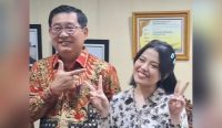 Tiba di Manggar, Sabrina Dijamu Makan Malam Bersama Bupati Beltim