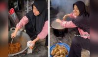 Viral, Shabrina Leanor Masak Rendang dan Ketupat