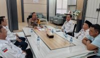 Momentum Hari Lebaran, Kapolres Babar Kedatangan Tamu Spesial
