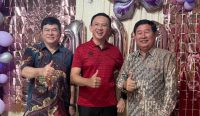 Bupati Beltim Reuni Bersama Ahok dan Basuri di Desa Gantung