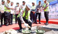 Kapolda Babel letakkan Batu Pertama Barak Siaga Polairud