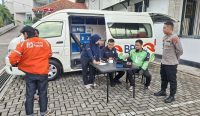 Sambut HUT Bhayangkara, Polda Babel Gelar Pemeriksaan Kesehatan Gratis bagi Driver Ojol