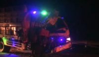 2 Truk Adu Kambing di Jalan Bikang Toboali, 1 Pengemudi Dikabarkan Tewas
