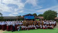 Kesbangpol Basel Sosialisasi Wawasan Kebangsaan ke Siswa MPLS SMPN 2 Toboali