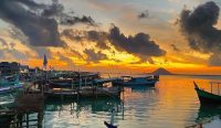 Foto Senja di Pulau Tinggi Antarkan Wartawan Basel Juara I Lomba Explore Babel Bank Indonesia