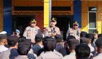 Pimpin Apel di Polresta Pangkalpinang, Pengamanan Pilkada Ulang Jadi Atensi Kapolda