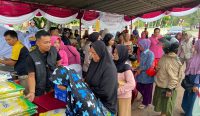 Tekan Dampak Inflasi Harga Pangan, Polres Bangka Tengah Gelar GPM di Koba