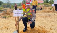 Meriahkan HUT ke-80 RI, Polres Babar Tanam 500 Bibit Pohon