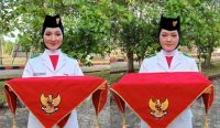 Della Kurnia dan Aisyah Wulandari, Pembawa Baki Upacara HUT ke-80 RI Bangka Selatan