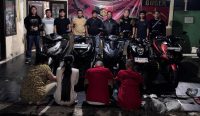 Bawa Kabur 6 Sepeda Motor, 2 Pria dan 2 Wanita Diringkus Buser Kelambit