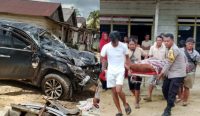Breaking News: Pajero Alami Laka Tunggal di Dusun Pasir Putih, Pengemudi Warga Balunijuk Tewas
