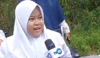Siswi Disabilitas Terharu Dihampiri Presiden: Semoga Jadi Pemimpin Amanah Pak Prabowo