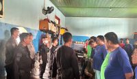 Gandeng Polsek Mentok, Rutan Gelar Penggeledahan Insidentil di Seluruh Kamar Warga Binaan