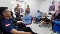 Sambut Hari Jadi Humas Polri ke-74, Humas Polda Babel Gelar Aksi Donor Darah