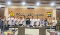 Polda Babel Gelar Rakor Pengendalian Harga Beras Bersama BPN RI, Pastikan Harga Sesuai HET