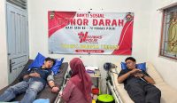 Semarak HUT Humas Polri ke-74, Polres Bangka Tengah Gelar Donor Darah