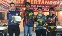 Keterbatasan Anggaran Tak Jadi Masalah, Atlet Babar Sabet 4 Medali di Kejurda Biliar