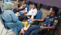 Sambut HUT ke-75, Korps Polairud Bangka Barat Gelar Aksi Donor Darah
