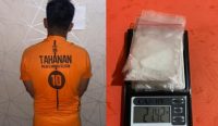 Rumahnya Digerebek Polisi, Petualangan Pengedar Sabu di Toboali Berakhir
