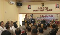 Kunjungi Polres Belitung Timur, Kapolda Paparkan Peran Penting Bhabinkamtibmas