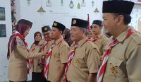 Bawaslu dan Pramuka Bateng Kukuhkan Saka Adhyasta Pemilu, Perkuat Pengawasan Partisipatif