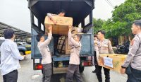 Polres Bangka Barat Kirimkan Bantuan Kemanusiaan ke Aceh, Sumut, dan Sumbar