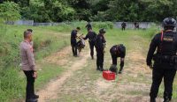Granat yang Ditemukan di Mentok Resmi Dimusnahkan di Lapangan Tembak Polres Babar