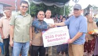 Gubernur Babel Salurkan Ribuan Paket Sembako untuk Masyarakat Babar