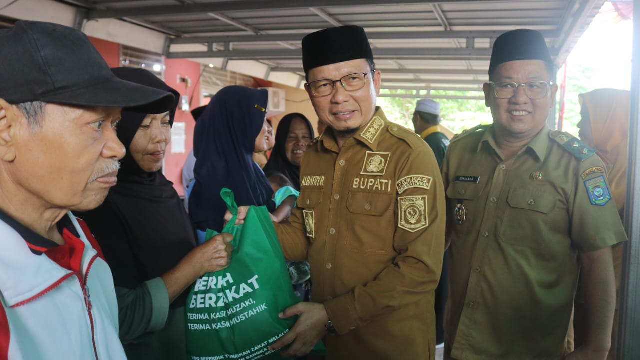 Baznas Bateng Gelar Pasar Sembako Murah, Warga Tebus Paket Rp100 Ribu