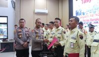 9 Orang Satuan Pengamanan PT Timah Terima Penghargaan Polres Bangka Barat di HUT ke-45 Satpam