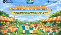 PT TIMAH (Persero) Tbk berkolaborasi dengan Pengelola Sembat untuk menghadirkan Bazar Ramadhan Fair 2026 di kawasan Komplek PT TIMAH