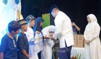 Senyum Nazwa di Safari Ramadan, PT Timah Berbagi Kebahagiaan Bersama Anak Yatim di Bangka