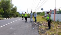 Polisi, Dishub, dan Jasa Raharja Ramp Check dan Inventarisasi Jalan Rusak di Kota Mentok