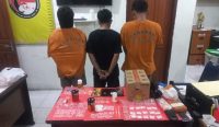 Kawanan Pengedar Sabu dan Ekstasi di Kota Mentok Diringkus Tim Hantu
