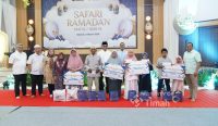 PT Timah Berbagi Kebahagiaan Ramadan, Santuni 150 Anak Yatim Piatu di Bangka Barat
