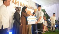Sambut Idulfitri, PT Timah Serahkan Ratusan Paket Sembako di Bangka Selatan